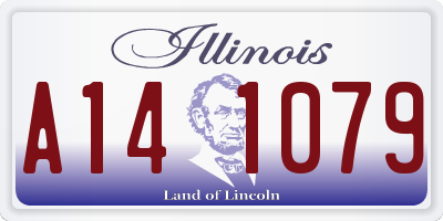 IL license plate A141079