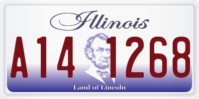 IL license plate A141268