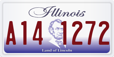IL license plate A141272