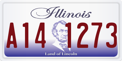 IL license plate A141273