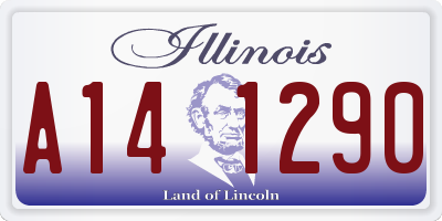 IL license plate A141290
