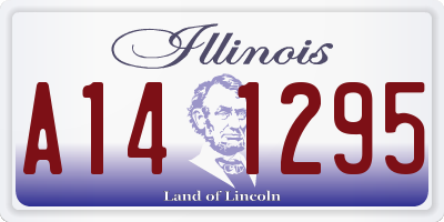 IL license plate A141295
