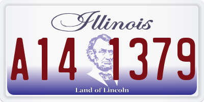 IL license plate A141379