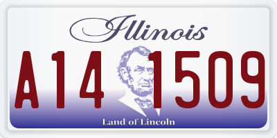 IL license plate A141509