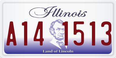 IL license plate A141513