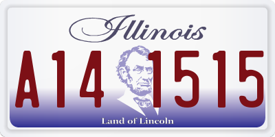 IL license plate A141515