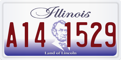 IL license plate A141529