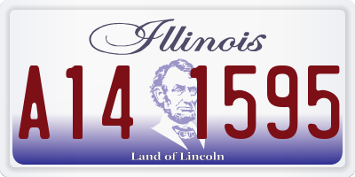 IL license plate A141595