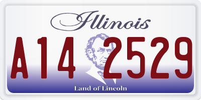 IL license plate A142529