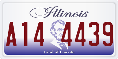 IL license plate A144439