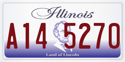 IL license plate A145270