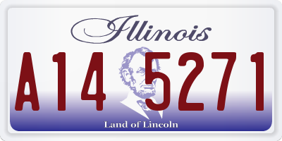 IL license plate A145271