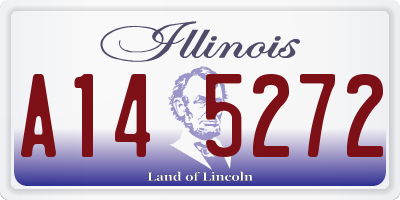 IL license plate A145272