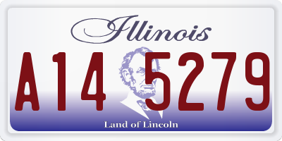 IL license plate A145279