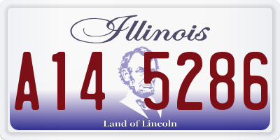 IL license plate A145286