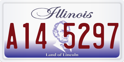 IL license plate A145297