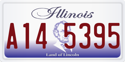IL license plate A145395
