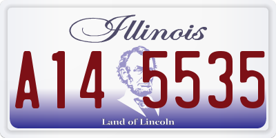 IL license plate A145535