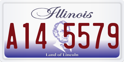IL license plate A145579