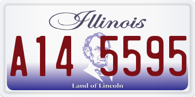 IL license plate A145595