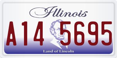 IL license plate A145695