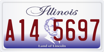 IL license plate A145697