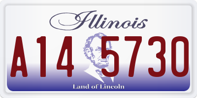 IL license plate A145730