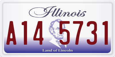IL license plate A145731