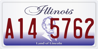 IL license plate A145762