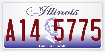 IL license plate A145775