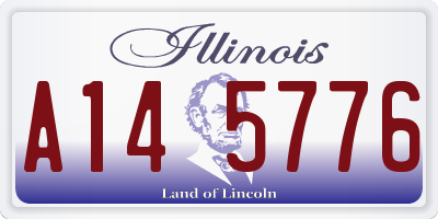 IL license plate A145776