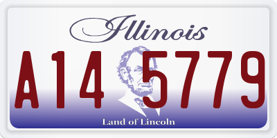 IL license plate A145779