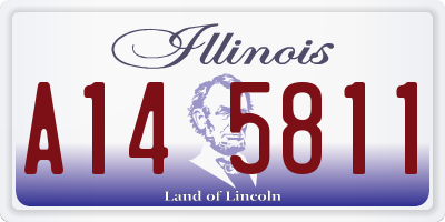 IL license plate A145811