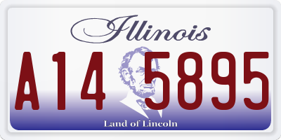 IL license plate A145895