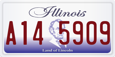 IL license plate A145909