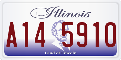 IL license plate A145910