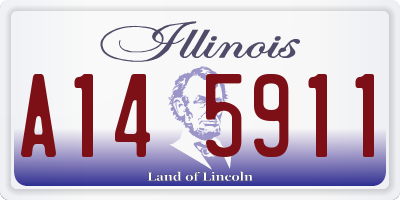 IL license plate A145911