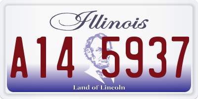 IL license plate A145937