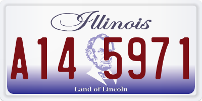 IL license plate A145971