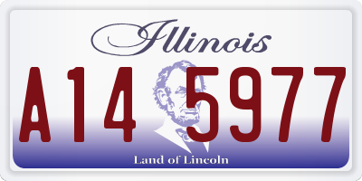 IL license plate A145977