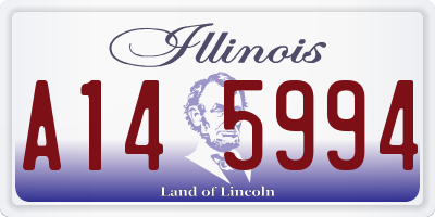 IL license plate A145994