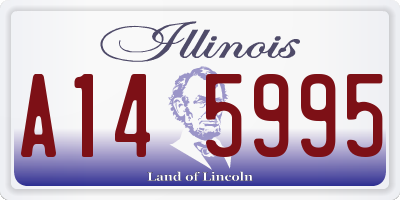 IL license plate A145995