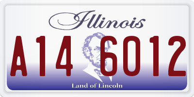 IL license plate A146012