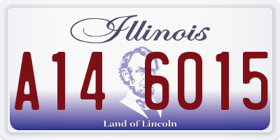 IL license plate A146015