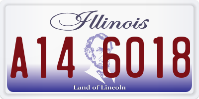 IL license plate A146018