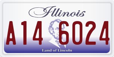 IL license plate A146024