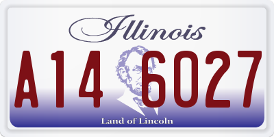 IL license plate A146027