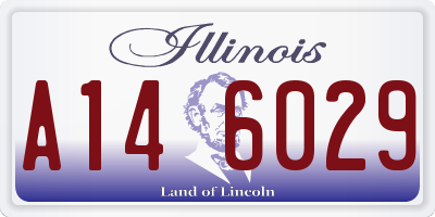 IL license plate A146029