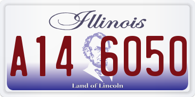 IL license plate A146050