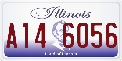 IL license plate A146056